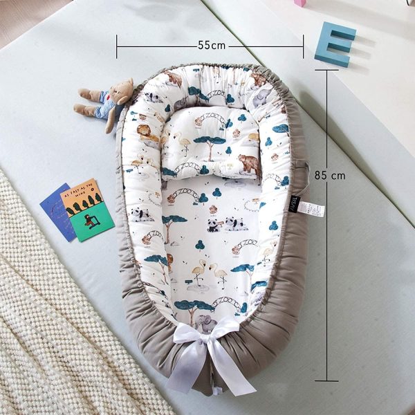 AVSIL® Baby Nest and Pillow Set, Infant Baby Lounger - Image 2