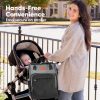 KeaBabies Nappy Changing Bag - Baby Diaper Bag Backpack with Changing Pad, Large Nappy Bag Backpack, Multi-functional Waterproof Baby Bag for Mom and Dad, Stylish Travel Baby Backpack (Classic Gray) - Image 6