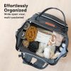 KeaBabies Nappy Changing Bag - Baby Diaper Bag Backpack with Changing Pad, Large Nappy Bag Backpack, Multi-functional Waterproof Baby Bag for Mom and Dad, Stylish Travel Baby Backpack (Classic Gray) - Image 12