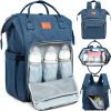KeaBabies Nappy Changing Bag - Baby Diaper Bag Backpack with Changing Pad, Large Nappy Bag Backpack, Multi-functional Waterproof Baby Bag for Mom and Dad, Stylish Travel Baby Backpack (Classic Gray) - Image 19