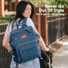 KeaBabies Nappy Changing Bag - Baby Diaper Bag Backpack with Changing Pad, Large Nappy Bag Backpack, Multi-functional Waterproof Baby Bag for Mom and Dad, Stylish Travel Baby Backpack (Classic Gray) - Image 20