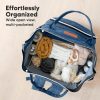 KeaBabies Nappy Changing Bag - Baby Diaper Bag Backpack with Changing Pad, Large Nappy Bag Backpack, Multi-functional Waterproof Baby Bag for Mom and Dad, Stylish Travel Baby Backpack (Classic Gray) - Image 21