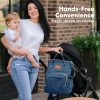 KeaBabies Nappy Changing Bag - Baby Diaper Bag Backpack with Changing Pad, Large Nappy Bag Backpack, Multi-functional Waterproof Baby Bag for Mom and Dad, Stylish Travel Baby Backpack (Classic Gray) - Image 24