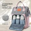 KeaBabies Nappy Changing Bag - Baby Diaper Bag Backpack with Changing Pad, Large Nappy Bag Backpack, Multi-functional Waterproof Baby Bag for Mom and Dad, Stylish Travel Baby Backpack (Classic Gray) - Image 29