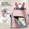 KeaBabies Nappy Changing Bag - Baby Diaper Bag Backpack with Changing Pad, Large Nappy Bag Backpack, Multi-functional Waterproof Baby Bag for Mom and Dad, Stylish Travel Baby Backpack (Classic Gray) - Image 32