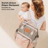 KeaBabies Nappy Changing Bag - Baby Diaper Bag Backpack with Changing Pad, Large Nappy Bag Backpack, Multi-functional Waterproof Baby Bag for Mom and Dad, Stylish Travel Baby Backpack (Classic Gray) - Image 33