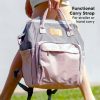 KeaBabies Nappy Changing Bag - Baby Diaper Bag Backpack with Changing Pad, Large Nappy Bag Backpack, Multi-functional Waterproof Baby Bag for Mom and Dad, Stylish Travel Baby Backpack (Classic Gray) - Image 34