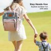 KeaBabies Nappy Changing Bag - Baby Diaper Bag Backpack with Changing Pad, Large Nappy Bag Backpack, Multi-functional Waterproof Baby Bag for Mom and Dad, Stylish Travel Baby Backpack (Classic Gray) - Image 35