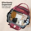 KeaBabies Nappy Changing Bag - Baby Diaper Bag Backpack with Changing Pad, Large Nappy Bag Backpack, Multi-functional Waterproof Baby Bag for Mom and Dad, Stylish Travel Baby Backpack (Classic Gray) - Image 48
