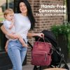 KeaBabies Nappy Changing Bag - Baby Diaper Bag Backpack with Changing Pad, Large Nappy Bag Backpack, Multi-functional Waterproof Baby Bag for Mom and Dad, Stylish Travel Baby Backpack (Classic Gray) - Image 51