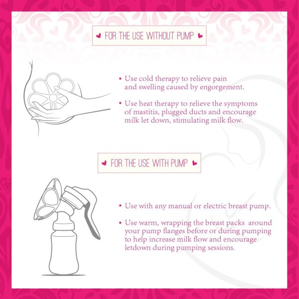 Ninja Mama Perineal Ice and Heat Therapy Packs for Postpartum Soothing Relief for Postpartum Hemorrhoid Pain Childbirth Recovery Care - Labour and Delivery Essentials - Reusable - Hot or Cold - Pack of 2 with 4 Washable Sleeves. - Image 3