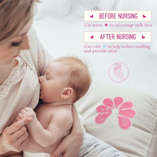 Ninja Mama Perineal Ice and Heat Therapy Packs for Postpartum Soothing Relief for Postpartum Hemorrhoid Pain Childbirth Recovery Care - Labour and Delivery Essentials - Reusable - Hot or Cold - Pack of 2 with 4 Washable Sleeves. - Image 5