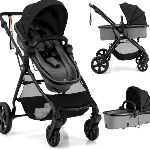 BABY JOY High Landscape Baby Stroller, 2 in 1 Convertible
