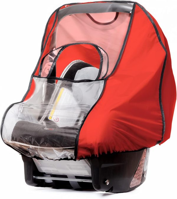 Sunnybaby 12222 Nylon Rain Cover for Carry Cot – Colour: red