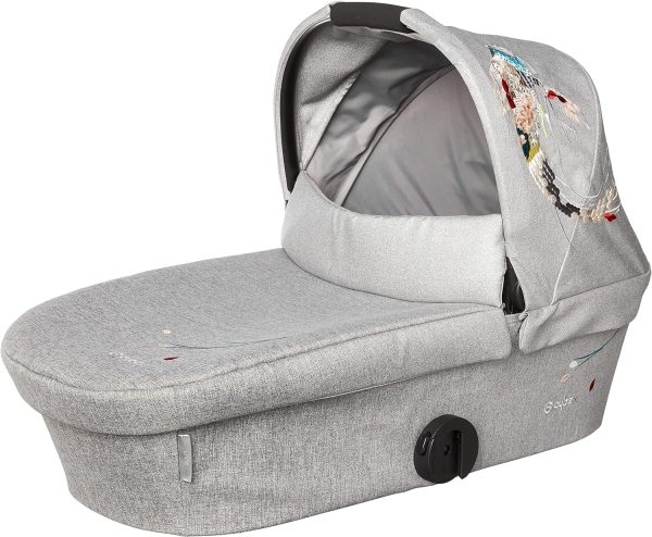 Mios Carry Cot in Koi and Mid Grey